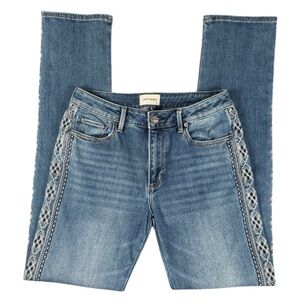 DRIFTWOOD | Audrey Embroidered Bohemian Jeans Size 27